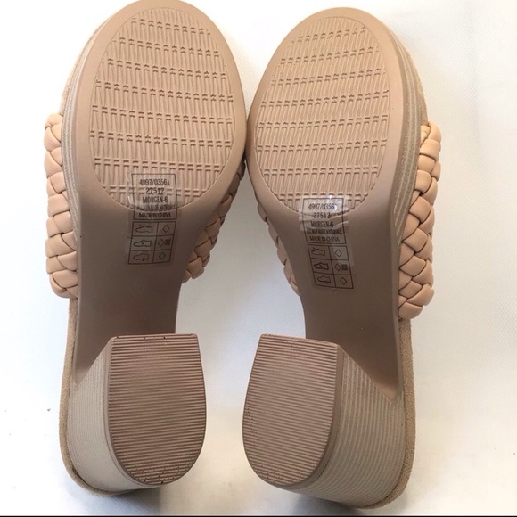 Pierre Dumas Women's Morgen-6 Cream Braided Strap Heeled Sandal Choose Size - Picture 8 of 9